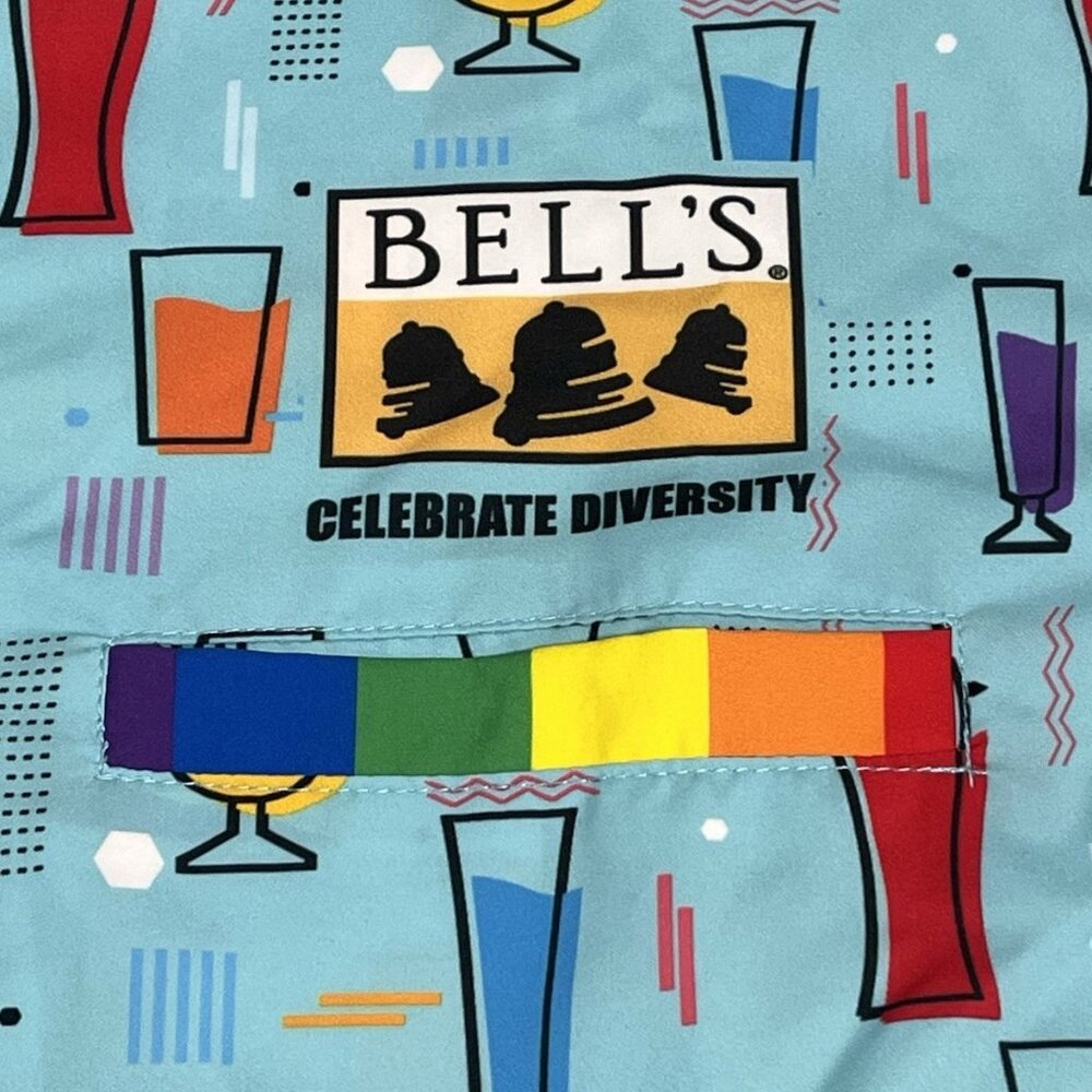 Bell’s Brewery Button Up Shirt Men Large Craft Beer Glass Print - Picture 6 of 13